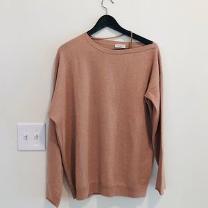 Brunello Cucinelli Cashmere Monili Off Shoulder Sweater